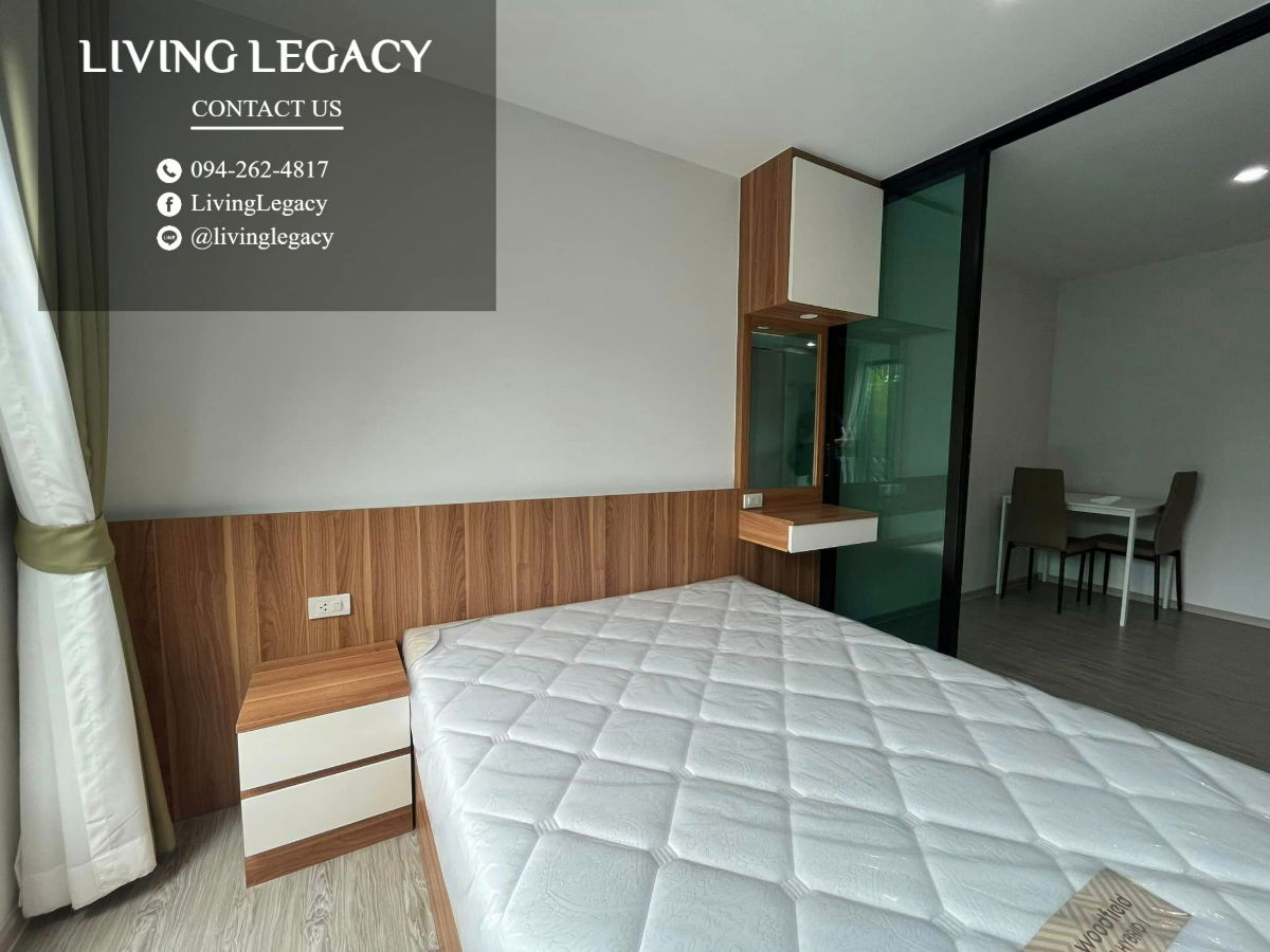 รูป SFZ11D ให้เช่าคอนโด RYE Huamark 30 ตร.ม. ชั้น 3 ตึก A line id : @livinglegacy - รูปที่ 3/14