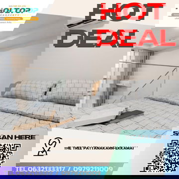 #Z4224💥 190169 🔥ให้เช่าคอนโด The Tree Pattanakarn-Ekkamai