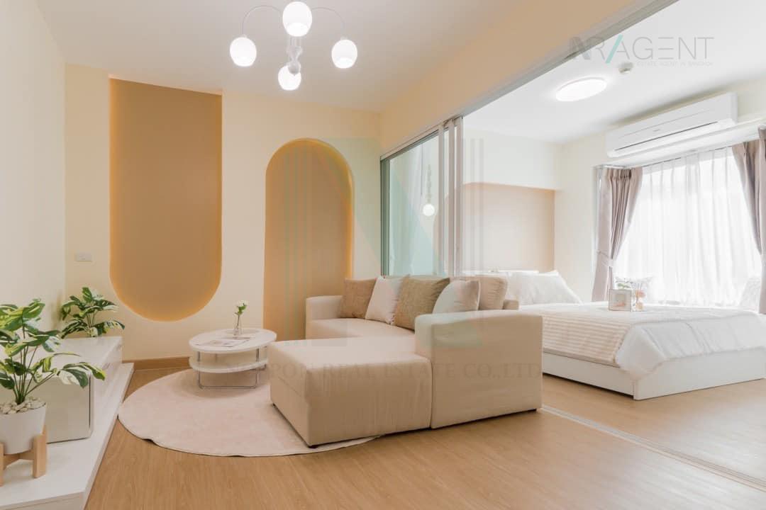 picture ðĐ For Sell Condo FUSE MOBIUS RAM KHAMHAENG-KLONGTON Building 1, Floor 2,1 bed room, Room size 29 sqm - 1/8