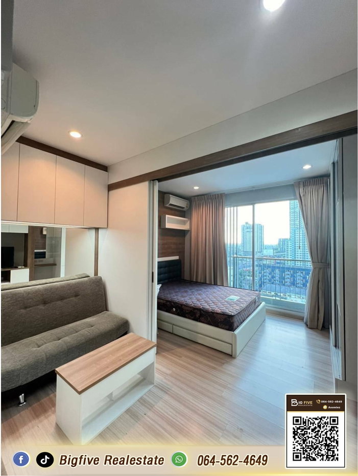รูป A69-004 ให้เช่าคอนโด THE HOTEL SERVICE เฟอร์นิเจอร์และเครื่องใช้ไฟฟ้าใกล้ MRT บางกระสอใกล้และสถานีบางกระสอ✨ - รูปที่ 2/11