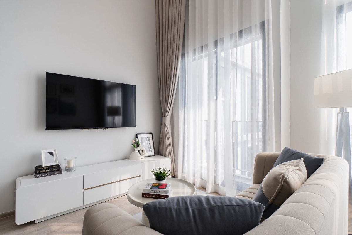 picture ***Condo for Rent : The Tree Pattanakarn-Ekkamai 1 Bed duplex Nice decorated High floor near Airport Link Ramkhamhaeng *** - 3/10