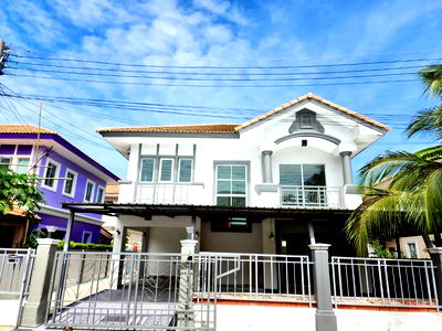 บ้านเดี่ยว ลำลูกกา คลองหก : บ้านเดี่ยวสวย 2ชั้น โครงการพฤกษาวิลเลจ 1 ลำลูกกา-คลอง 5 ทำเลดี เงียบสงบ ราคาเพียง 3.2 ล้านบาท