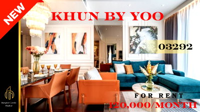 Condos for rent : 🍀🍀🍀 Exclusive Unit for Rent 🌹🌹 📌 Khun by Yoo Thonglor 🌸 (Line: @rent2022) ✨ Ready to move in | Property Code: A03292