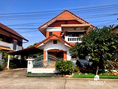 บ้านเดี่ยว เชียงใหม่ : ขายบ้านเดี่ยวในโครงการจัดสรร ใกล้ตลาดสามแยกสันทราย เชียงใหม่ ทำเลดีมากสะดวกต่อการอยู่อาศัย