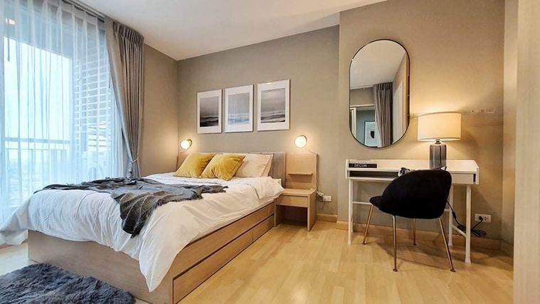 ห้องสวย✨ ให้เช่า " 𝐑𝐡𝐲𝐭𝐡𝐦 𝐑𝐚𝐭𝐜𝐡𝐚𝐝𝐚 " 1 ห้องนอน 46 ตร.ม. ติด MRT-รัชดาภิเษก [260045]