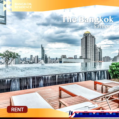 เช่าคอนโด ไอคอนสยาม :  Rare Unit! The Bangkok Sathorn 💎 Corner Unit with Fully Furnished 💎 ใกล้ BTS สุรศักดิ์ 