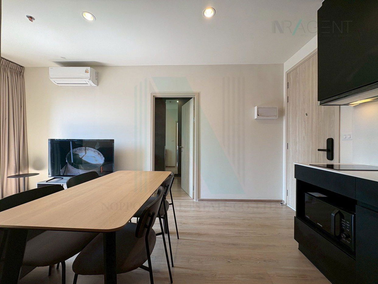 รูป 📌 ให้เช่าคอนโด นิว ดิสทริค อาร์ 9 อาคาร R ชั้น 8 2 ห้องนอน ขนาด 46 ตรม ใกล้ MRT พระราม 9 - รูปที่ 2/8