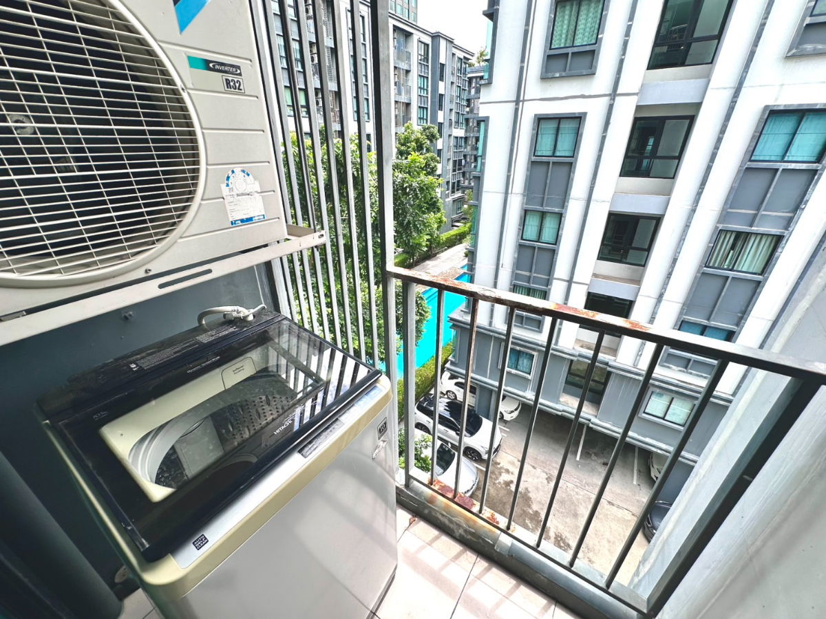 รูป *รับจองด่วน* ตึก B ชั้น 5 ✔️ วิวสระน้ำ ✔️เครื่องซักผ้า - รูปที่ 13/15