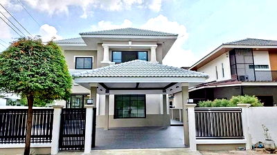 บ้านเดี่ยว นนทบุรี : บ้านเดี่ยว  หลังมุม  หลังใหญ่  5 ห้องนอน  หมู่บ้านกาญจนาลักษณ์ 3  ติดถนนกาญจนาภิเษก  ใกล้โรงเรียนเทพศิรินทร์ นนทบุรี