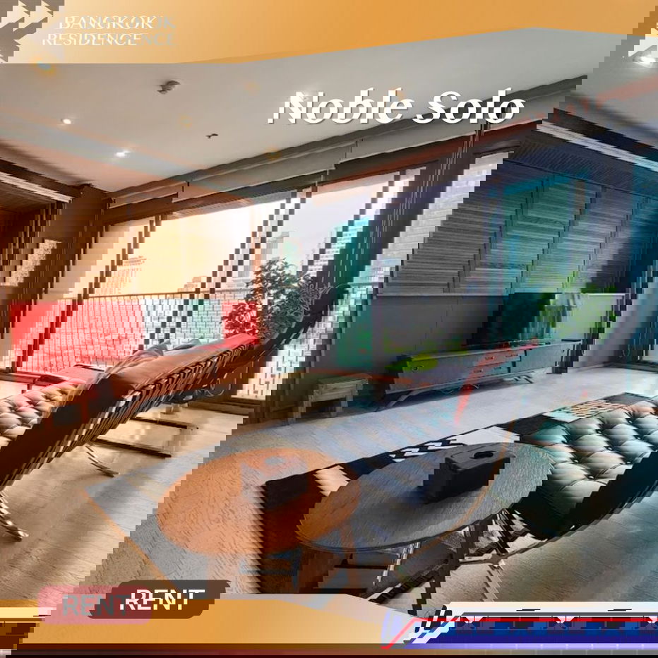 picture Rare beautiful unit! ⭐ Noble Solo ⭐ Move-in ready, Near ARL Khlong Toei - 1/9