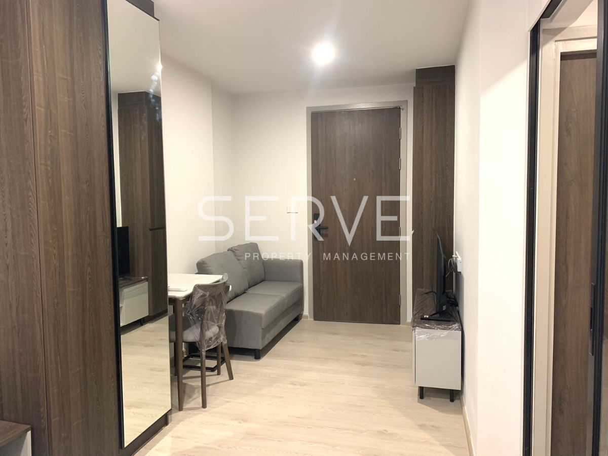 รูป 🔥 8K/Mo 1 นอน แต่งครบ เฟอร์จัดเต็มมาก วิวเมือง พร้อมอยู่ คอนโดทำเลดี ติด BTS คูคต 100 ม. @ Nue Cross Khu Khot Station - รูปที่ 1/8