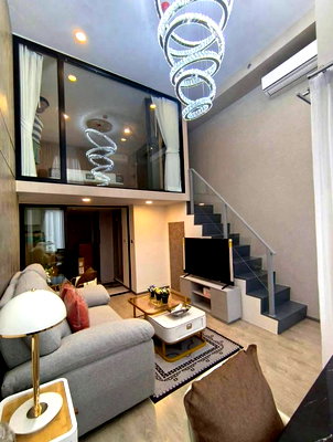 คอนโดให้เช่า : ให้เช่าคอนโดโครงการ SOHO Bangkok Ratchada ห้องสวย วิวสวย เฟอร์นิเจอร์เครื่องใช้ไฟฟ้าครบ อยู่ใจกลางเมือง เดินทางสะดวก ใกล้ BTS