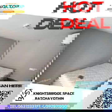 #R8943 🎉 200169 ให้เช่าคอนโด KnightsBridge Space Ratchayothin