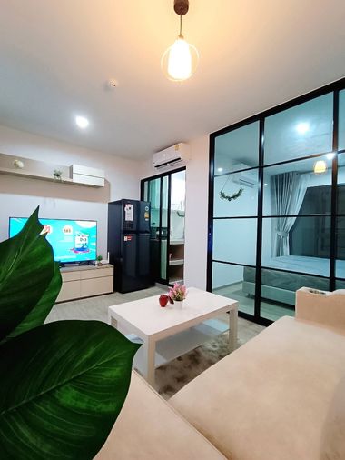 AS1885 ให้เช่าคอนโด Rye สุขุมวิท 101/1 ห้องสวย พร้อมเครื่องใช้ไฟฟ้าเฟอร์นิเจอร์ครบ