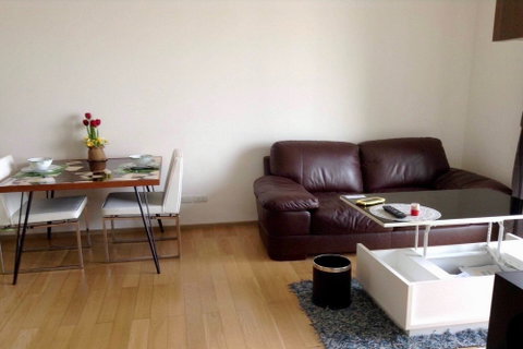 รูปภาพ 🔥 For Rent !! high floor 28++, South Facing!! 🔥 Code C20230100497..........39 by Sansiri, 1 bedroom, 1 bathroom, furnished, ready to move in📣📣
