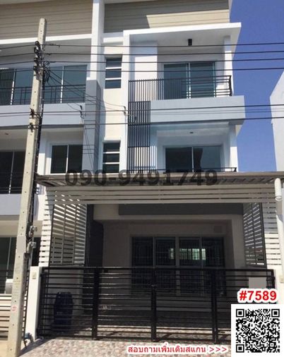 เช่า ทาวน์โฮม 3 ชั้น Autumn Residence เพชรเกษม 114 หลังมุม ใกล้เดอะมอลล์บางแค