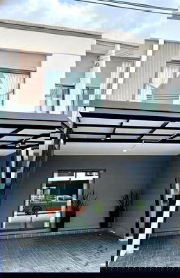 Townhouses for rent : WS6427 ✨ Rent | Pleno Sukhumvit-Bangna 3 ✨ Next to Mega Bangna. Pets allowed. Only 38,000 THB/month.