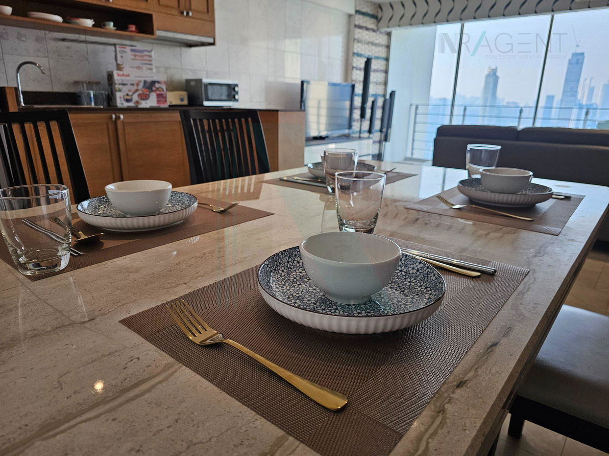 picture ðš For Rent Condo MY RESORT BANGKOK Building 1, Floor 34,2 bed room, Room size 68 sqm - 6/8