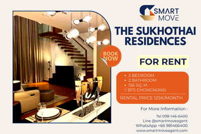 Condos for rent Sathon 1  : 🔥 For Rent !! Private elevator, big size !! Code C20260100027....The Sukhothai Residences, 2 bed, 2 bath Duplex, furnished, ready to move in📣📣