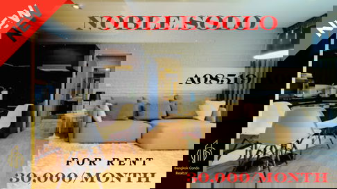 🍀🍀🍀 Exclusive Unit for Rent 🌹🌹 📌 Noble Solo 🌸 (Line: @rent2022) ✨ Ready to move in | Property Code: A08519