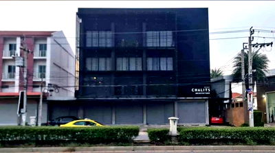 เช่าอาคารพาณิชย์ นนทบุรี : ให้เช่าอาคารพาณิชย์ทำเลทอง! ติดถนนเลี่ยงเมืองนนทบุรี (สะพานมหาเจษฎาฯ) 