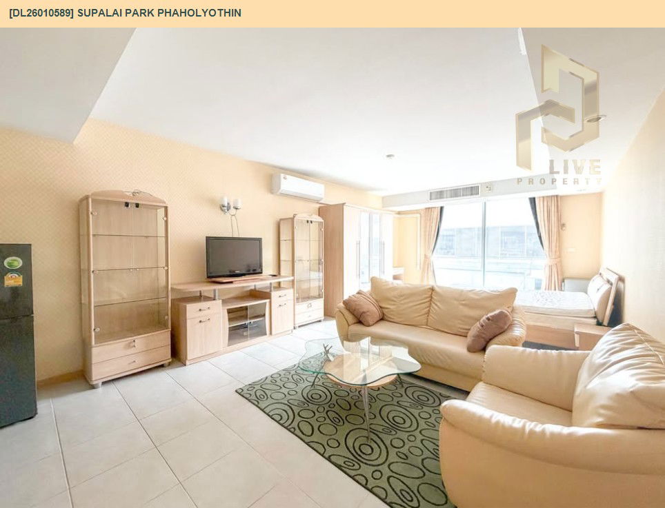 รูป DL26010589 ให้เช่าคอนโด ศุภาลัย ปาร์ค พหลโยธิน (Supalai Park Phaholyothin) ใกล้ MRT พหลโยธิน พร้อมเข้าอยู่ โทรด่วน 0653619502 LineID @534wlwof - รูปที่ 2/10