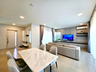 Houses for rent Samut Prakarn : 💗❤️🧡HSP0056-04 Chaiyapruek Bangna KM.15 𓂃🖊LINE : @229eskvo 🧡❤️💗 