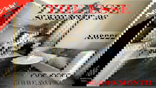 รูปภาพ 🍀🍀🍀 Exclusive Unit for Rent 🌹🌹 📌 The Esse Sukhumvit 36 🌸 (Line: @rent2022) ✨ Ready to move in | Property Code: A10222