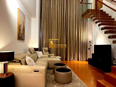 เช่าคอนโด สาทร ซอย 1 : The Sukhothai Residences - Elegant 2 Bedroom Duplex Condo - BR10101CD