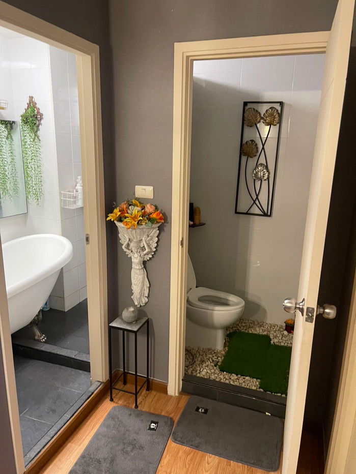 picture P1163 Condo for rent The Trust Condo Ngamwongwan, Beautiful room with washing machine, fully furnished, ready to move in. - 5/6