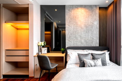 คอนโดให้เช่า : For Rent condo Wish Signature Midtown Siam fully furnished (S15-30772)