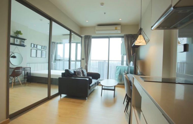 ให้เช่า Whizdom Station รัชดา - ท่าพระ 1 นอน 33 ตรม. เฟอร์ครบ 16,000 บาท