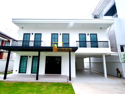 เช่าบ้านเดี่ยว พัฒนาการ 32 : Contemporary 4 Bedroom House For Rent in Pattanakarn Area - BR28314SH