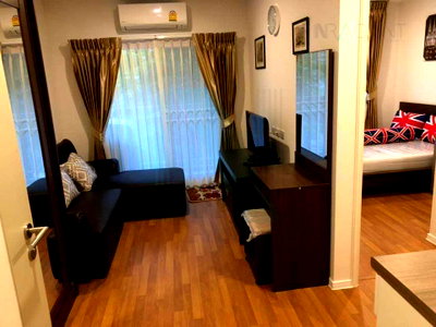 Condos for rent : For Rent Condo LUMPINI PLACE BANGNA KM.3 Building B, Floor 2,1 bed room, Room size 26.00 sqm