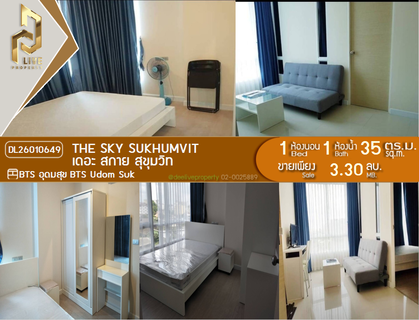 DL26010649 Condo for sale, The Sky Sukhumvit near BTS Udom Suk, ready to move in, call urgently 0653619502 LineID @897iyzll