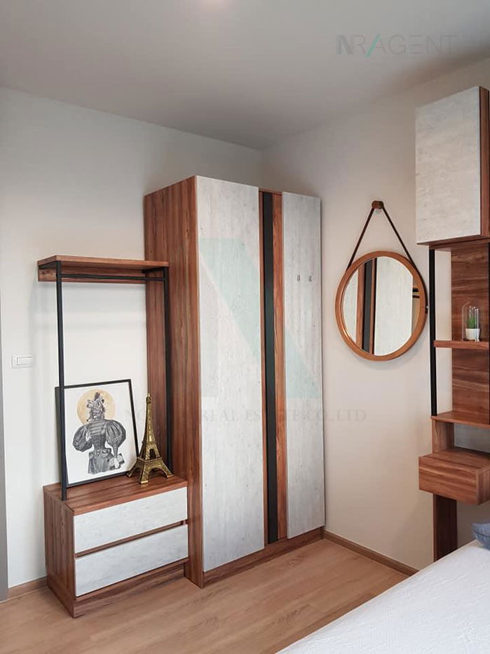 รูป ให้เช่าคอนโด เดอะ เบส การ์เดน-พระราม 9 อาคาร 1 ชั้น 9 1 ห้องนอน ขนาด 34 ตรม ใกล้ A-Link Square - รูปที่ 4/8