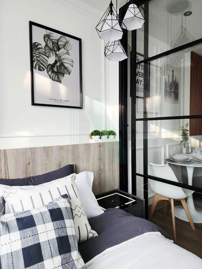 picture 🚩 For Sell Condo DCONDO RAM INTRA Building C, Floor 6,1 bed room, Room size 30 sqm - 3/8