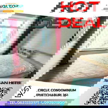 #R8945 ð 200169 Condo for Rent: Circle Condominium (Phetchaburi 36)