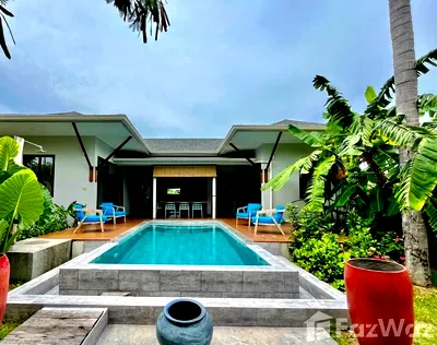 เช่าบ้านเดี่ยว เกาะสมุย สุราษฎร์ธานี : วิลล่าให้เช่า 3 ห้องนอน ในโครงการ โอเซ็น บีช 5986225