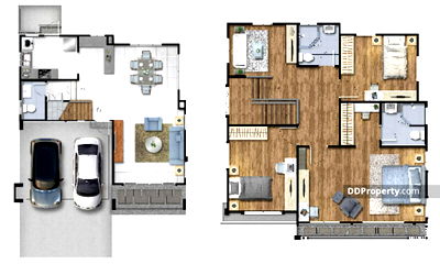 บ้านเดี่ยว พัฒนาการ 44 : The plant Exclusique พัฒนาการ ใก้ลทองหล่อ สวนหลวง ร.9