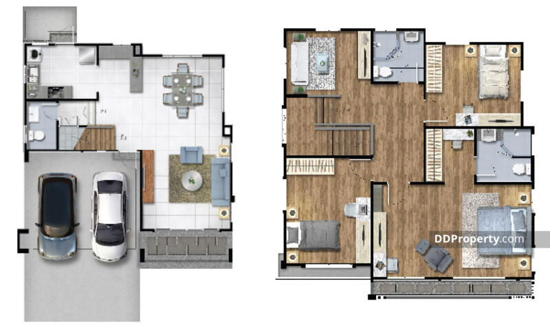 ขายบ้านเดี่ยว : The plant Exclusique พัฒนาการ ใก้ลทองหล่อ สวนหลวง ร.9