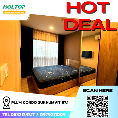 Condos for rent : #R8955 🎉 200169 Condo for Rent: Plum Condo Sukhumvit 97.1