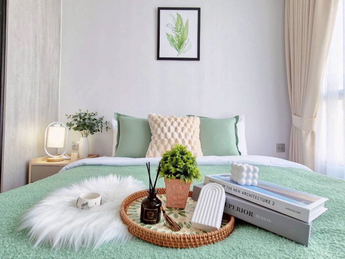 รูป แอทโมซ คาเเนล รังสิต ชั้น 7 ตึก B ขนาด 29 ตร.ม ห้องใหม่แกะกล่อง - รูปที่ 2/17