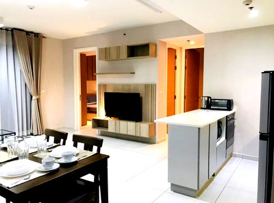 Condos for rent : Condo for rent, Loft Ekkamai, 2 bedrooms – next to BTS Skytrain, convenient for all transportation.