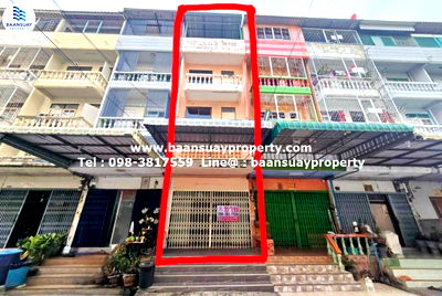 อาคารพาณิชย์ ม.เทคโนโลยีพระจอมเกล้าธนบุรี : ขาย ตึกแถว 3 ชั้นครึ่ง รีโนเวทใหม่ หมู่บ้านอมรชัย 2 ซอยพระรามที่ 2 ซอย  34 ใกล้เซ็นทรัลพระราม 2