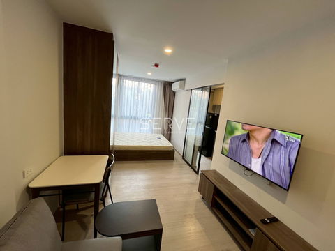 🔥8K/Mo ห้องสตูดิโอ กั้นเป็นสัดส่วน แต่งดี เฟอร์จัดเต็มมาก วิวเมือง พร้อมอยู่ คอนโดทำเลดี ติด BTS คูคต 100 ม. @ Nue Core Khu Khot Station