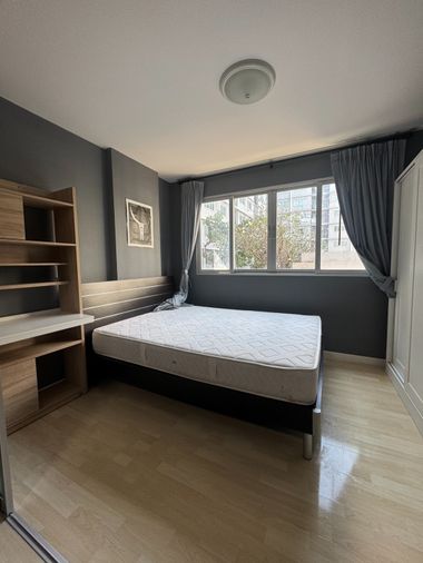 ให้เช่า ดีคอนโด รามอินทรา Dcondo Ram Intra รามอินทรา 47 กั้นห้องนอน เฟอร์นิเจอร์-ไฟฟ้าครบ มีซักผ้า เตาไฟฟ้า ตัวดูดควัน