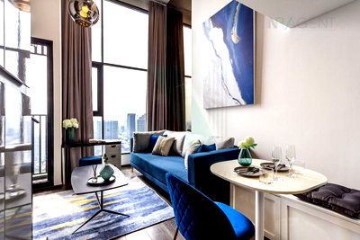 Condos for rent : For rent condo KNIGHTSBRIDGE SPACE RATCHAYOTHIN Building 1, Floor 30,Duplex, Room size 38.00 sqm