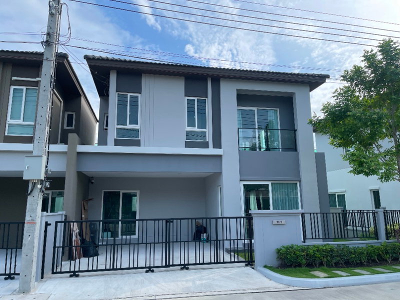 บ้านแฝดให้เช่า : 🏡 ให้เช่าบ้านแฝด โครงการ Grande Pleno Mega Bangna ✨ บ้านใหม่แต่งครบ ทำเลศักยภาพ ใกล้เมกา บางนา ✨