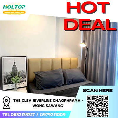 Condos for rent : #R8994 🎉 210169 Condo for Rent: The Clev Riverline Chaophraya - Wong Sawang